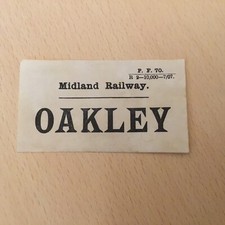 M, R,    Luggage. Label,  (.  Oakley,    )