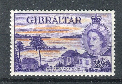 Gibraltar sg155a qeii - qeii, 1953-59