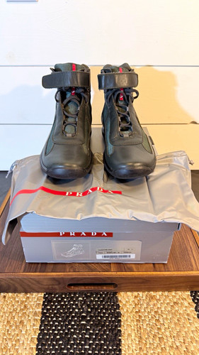 Prada linea rossa high top - rossa,