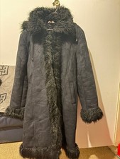 Vintage 70s Real Suede Afghan