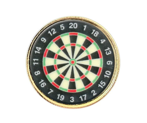 Dart board metal enamel - enamel, pin