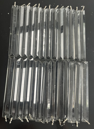 Clear crystal triangular - clear, prism