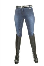 HKM Ladies Jean Stylish Equine Stars and Stripes American Denim Breeches
