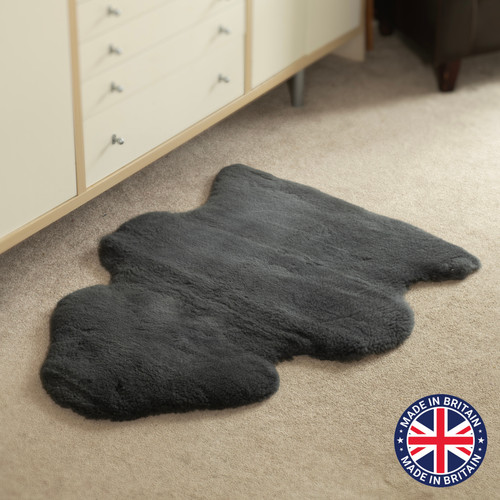 British sheepskin rug - british,