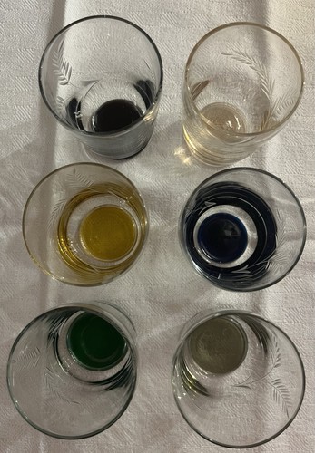 Vtg lowball tumblers - , 1970s