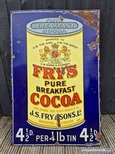 Genuine 1900's FRY'S COCOA