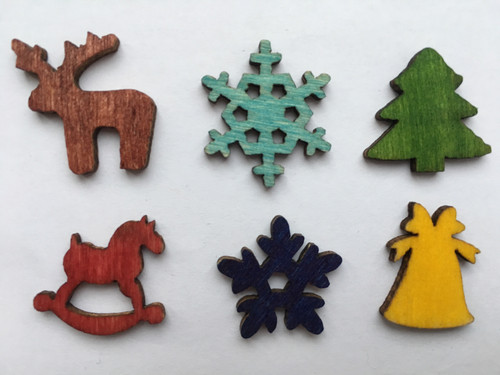 Christmas craft wooden - 12,