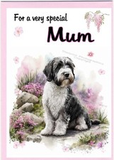 Tibetan Terrier A6 Blank Card