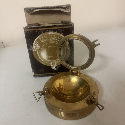 Vintage nautical brass ship - vintage,
