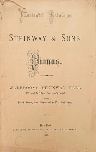 1870 steinway sons - steinway,