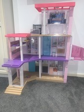 Barbie Dream House, With Convertible Car, Ambulance, Wardrobe, Gymnastics Bar