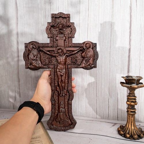 Russian orthodox cross - cross, jesus