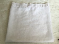 White voile curtain panel, 78x38 inch, sheer window dressing