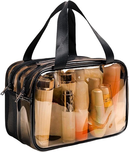 Clear toiletry bag - clear,