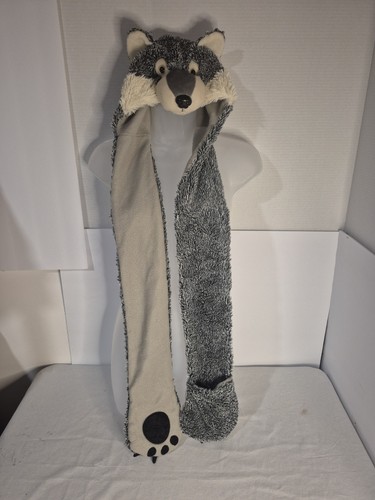 Animal hat hood scarf - hat, with