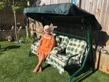 3 seater garden swing chair seat hammock dismantled for buyer collection.