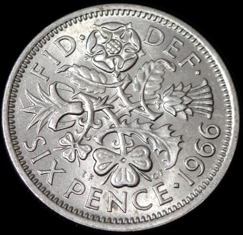 Pence 1966 elizabeth ii - 6,