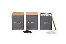 Set of 3 Airtight Tea Coffee &
