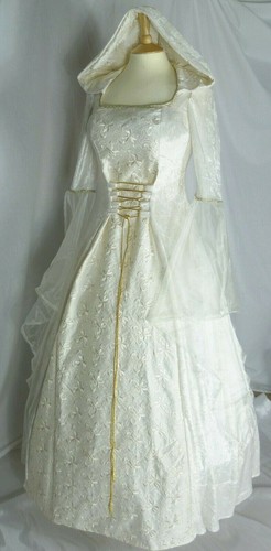 Medieval wedding dress - medieval,