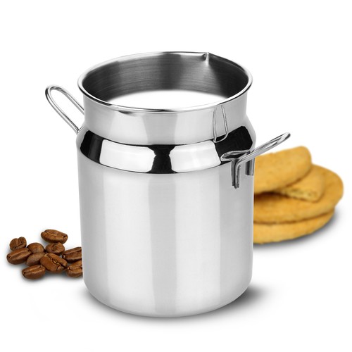 Stainless steel milk - steel, jug