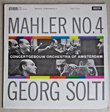 Decca SXL 2276 Mahler Symphony No.4 Concergebouw George Solti Vinyl LP Record