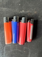 3x Clipper Lighters 1x Mini Clipper No Flint Strikers Gas Lighter Refillable