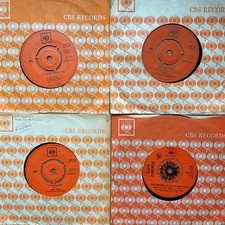 JOB LOT - 20 x  7”  1950’s - 1970’s  CBS RECORDS.  - ALL LISTED