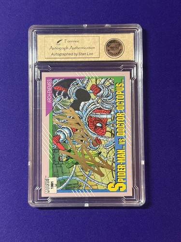 Stan lee spider man - spider-man, signed