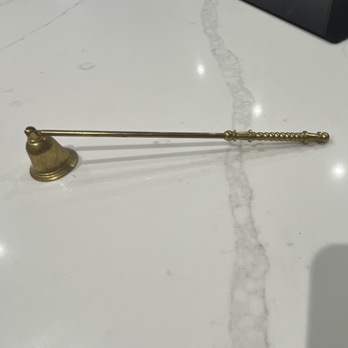 Brass candle snuffer bell - snuffer,