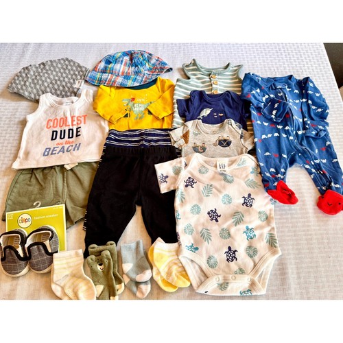 Baby boy clothes lot - lot, 17pc