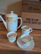 Rare NEW Pozzani Espresso Coffee Service Retro Vintage Set - Brazilian