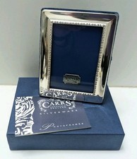 BEAUTIFUL VINTAGE NEW CARRS OF SHEFFIELD SILVER PLATED PHOTO FRAME - 2.5"x3.5"