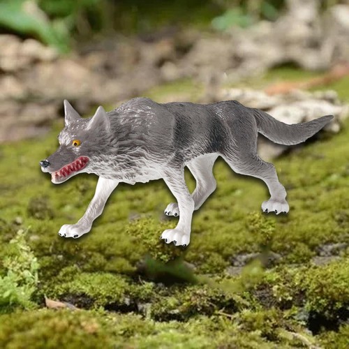 Detailed action wolf - detailed,