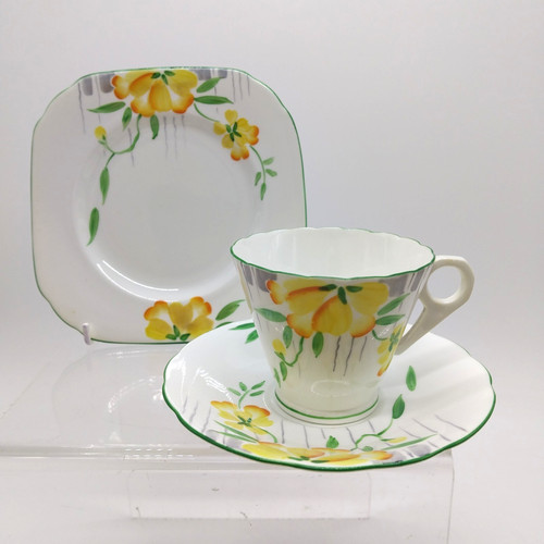 Art deco delphine - bone, china