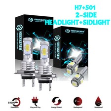 2x H7 110w Xenon White Bulbs