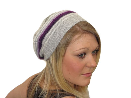 Soft warm women - grey, purple