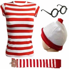 Ladies Where's Wally Costume
