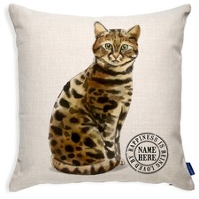 Personalised Bengal Cushion