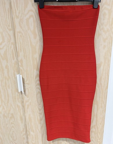 Missguided red bandage - red,