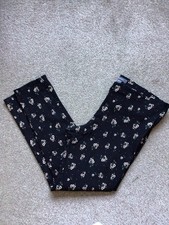 PRIMARK BLACK FLORAL PRINT