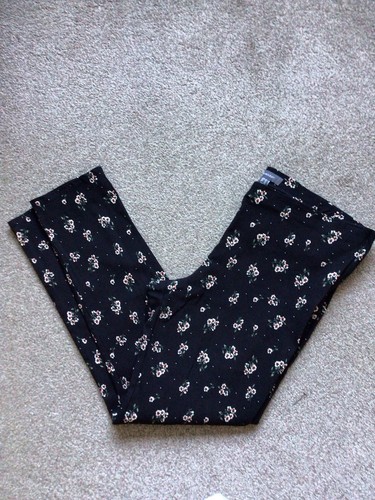 Primark black floral print - black,
