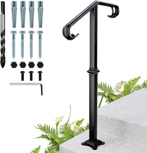 Single post wrought iron - wrought,