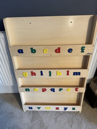 Tidy books alphabet bookcase - books,