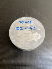 7049 Aluminium Round Bar 102mm x 42mm billet rod block plate 4"