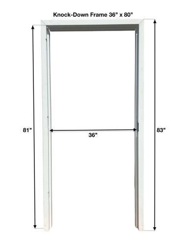 Commercial steel door frame - door,