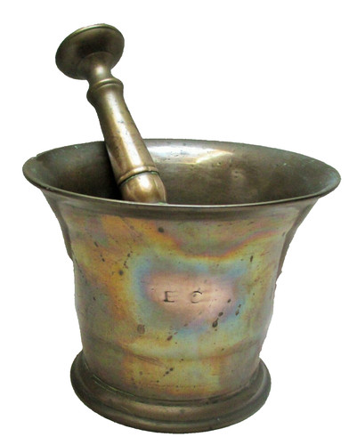 18th century apothecary bronze - century,