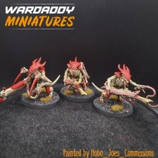 Pro Painted Warhammer 40k Tyranid warriors ×3 H1 games workshop tyranids