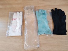 Vintage 4 Pairs Ladies Gloves Dents, Cornelia James, Spinlon Suede, Pls Read.