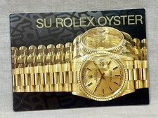 Su ROLEX Oyster Booklet 1992