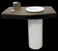 QUALITY ITALIAN CHROME ON BRASS WENGE WOOD CERAMIC BATHROOM ACCESSORIES - SIENA